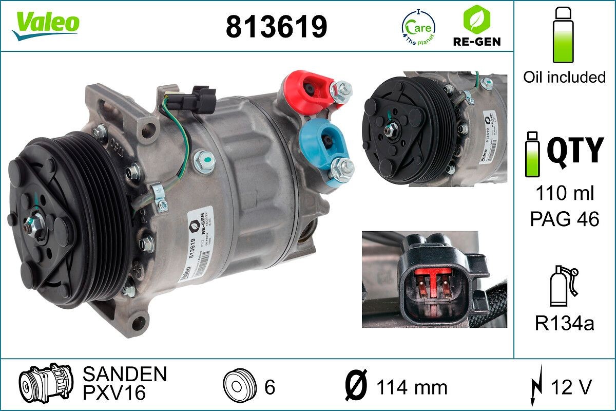 VALEO Alternator 12161639 - VALEO