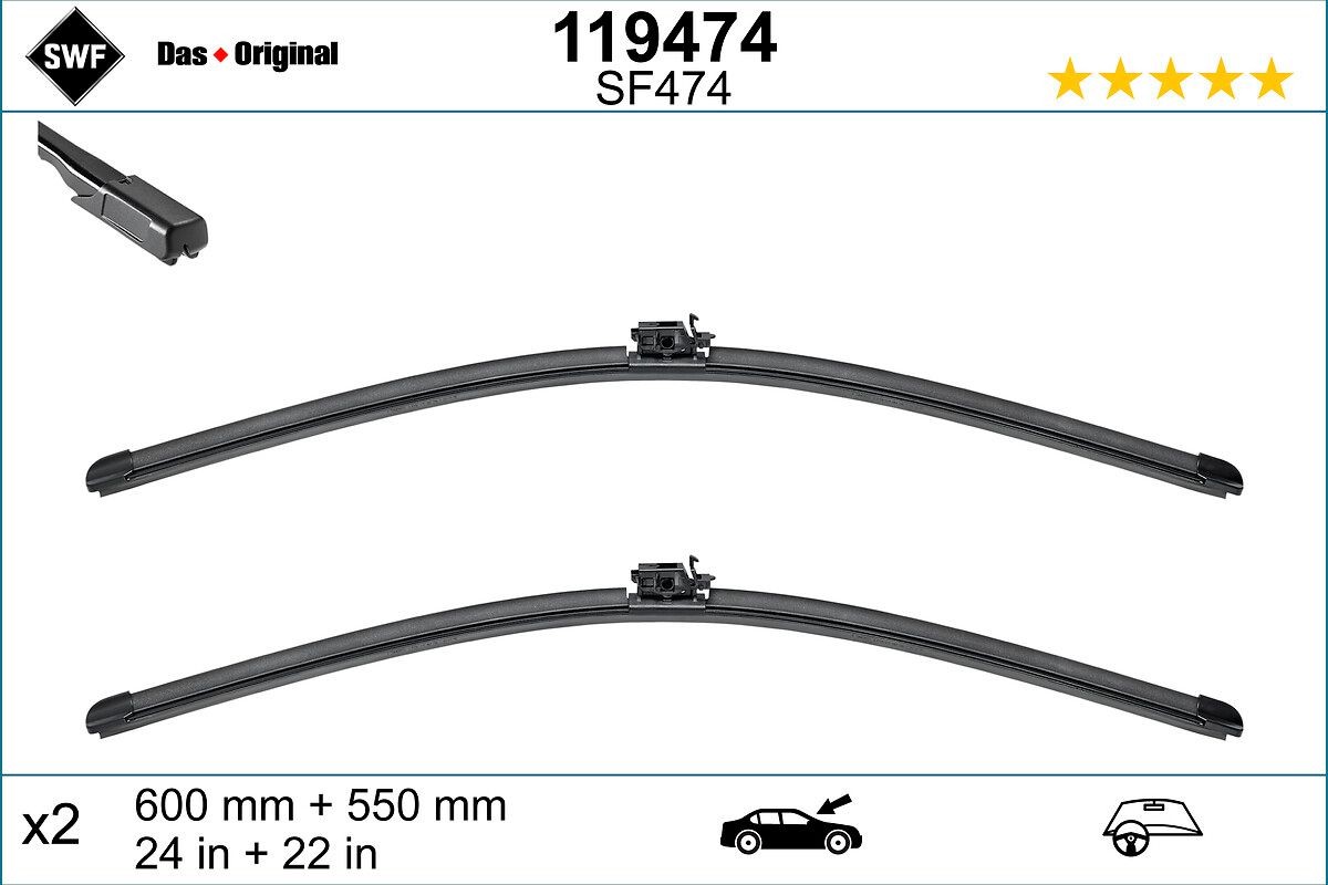 SWF Wiper Blade 11748744 - SWF
