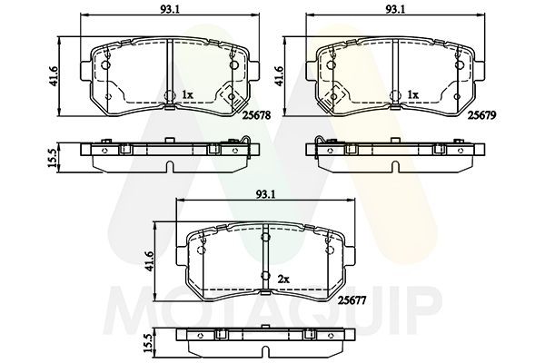 MOTAQUIP Air Filter 12291945 - MOTAQUIP