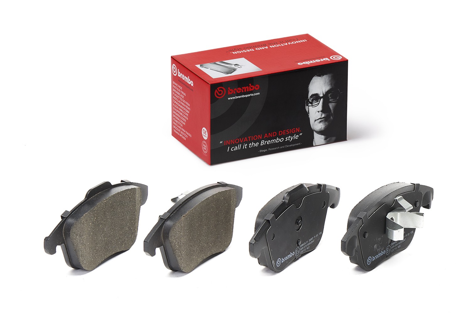 BREMBO Brake Pad Set, disc brake 11391426 - BREMBO