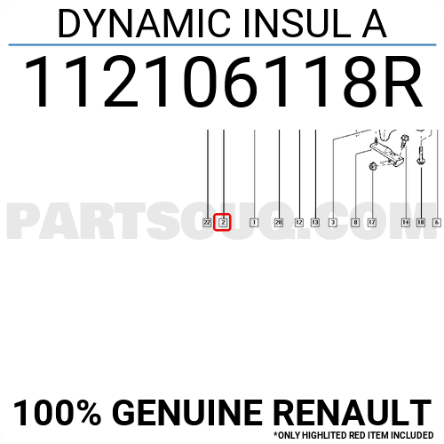 RENAULT OE OE item 12110161 - RENAULT OE