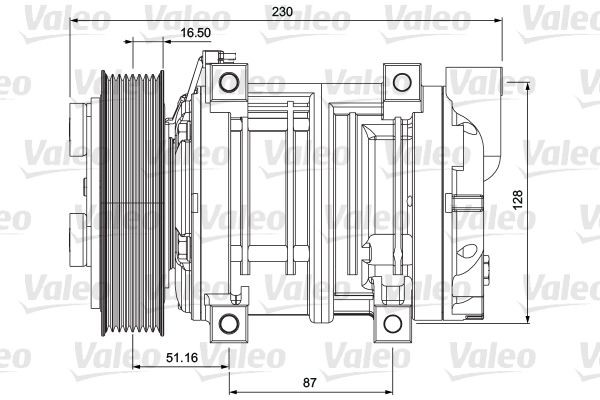 VALEO Starter 12161618 - VALEO