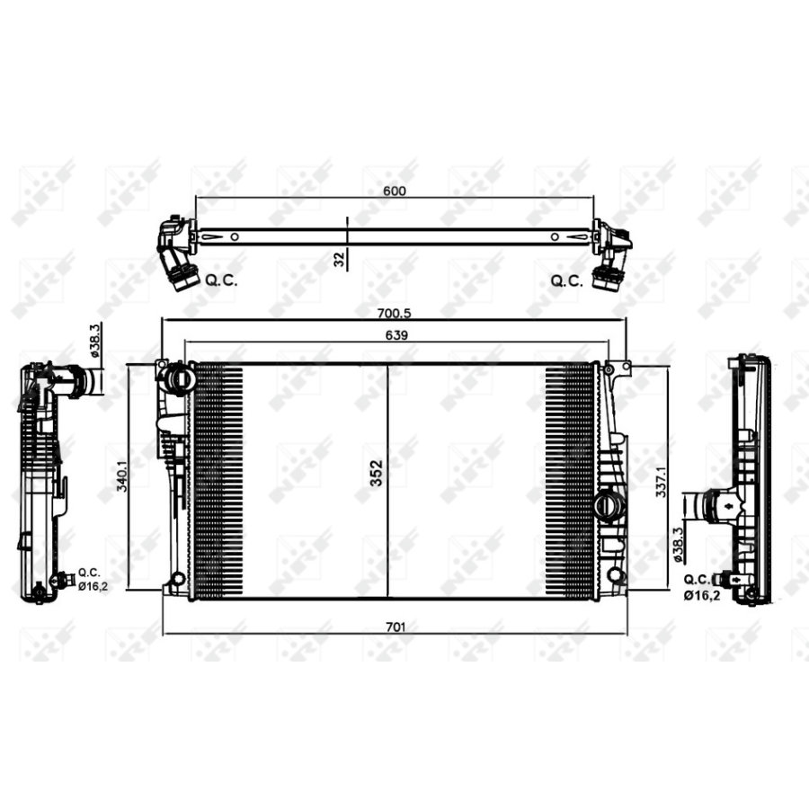 NRF Interior Blower 12923834 - NRF