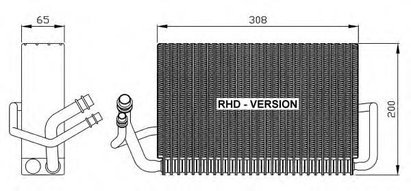 NRF Oil Cooler, engine oil 11600417 - NRF