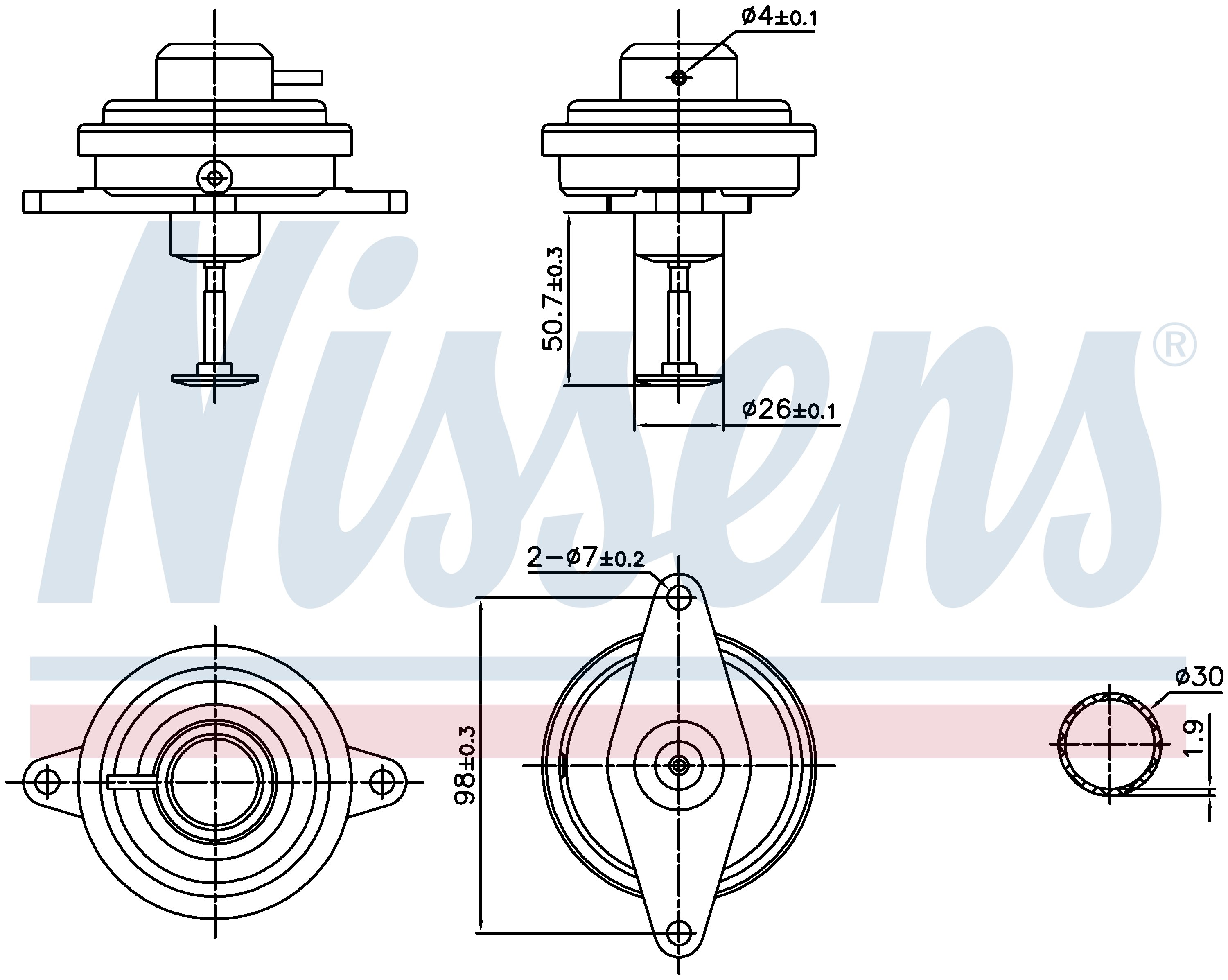 NISSENS Fan, radiator 11941148 - NISSENS