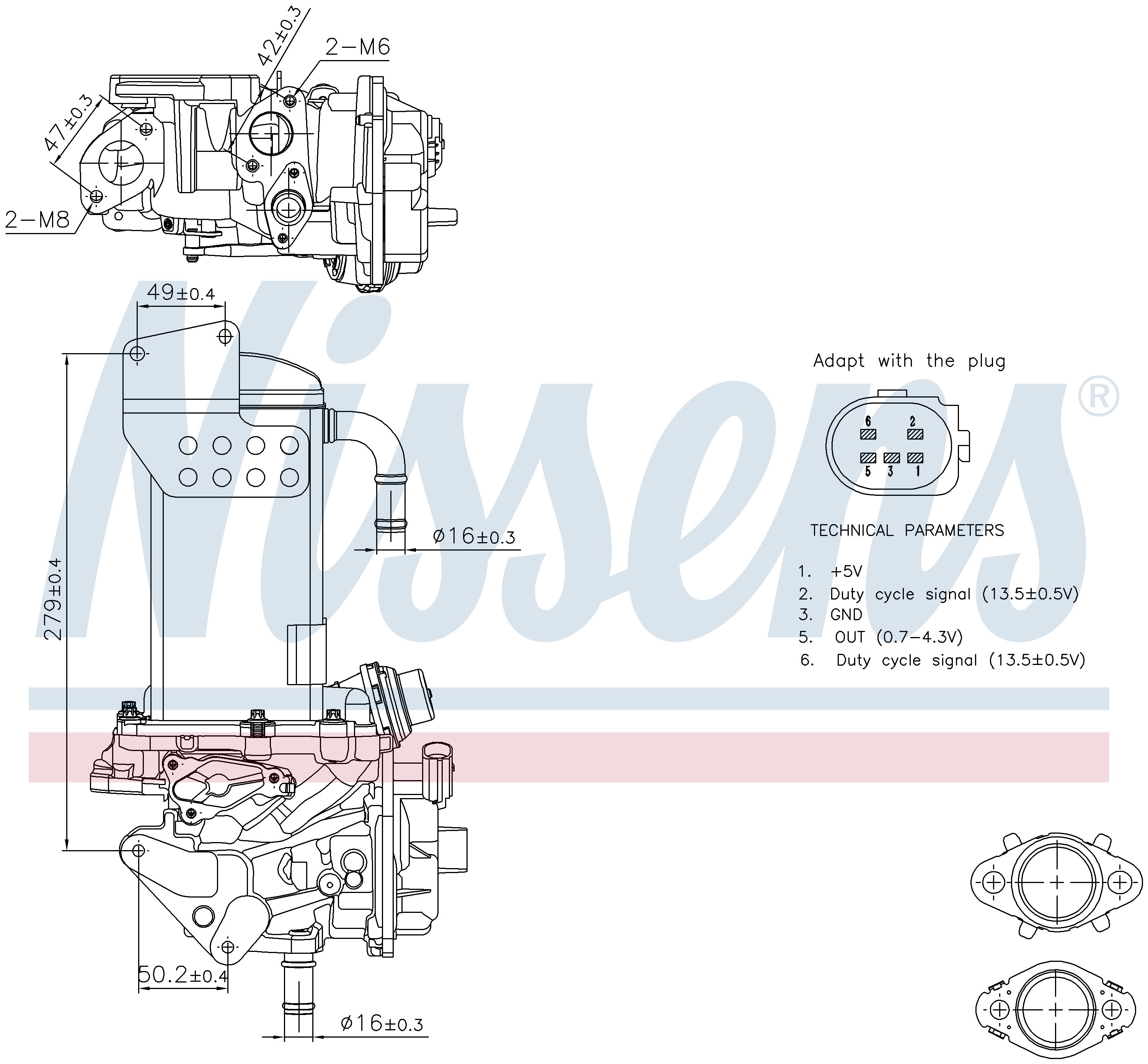 NISSENS Radiator, engine cooling 11625696 - NISSENS