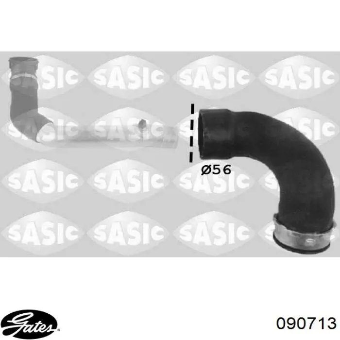 NRF Charge Air Hose 13329685 - NRF