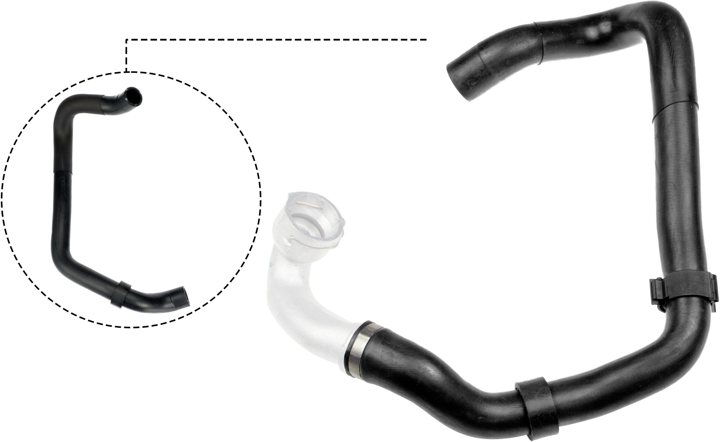 GATES Charger Air Hose 12457429 - GATES