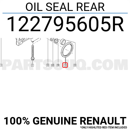 RENAULT OE OE ITEM 12187925 - RENAULT OE