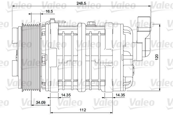 VALEO Alternator 12161626 - VALEO