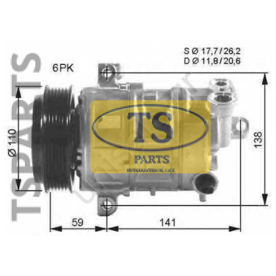 NRF Sensor, exhaust gas temperature 12176765 - NRF