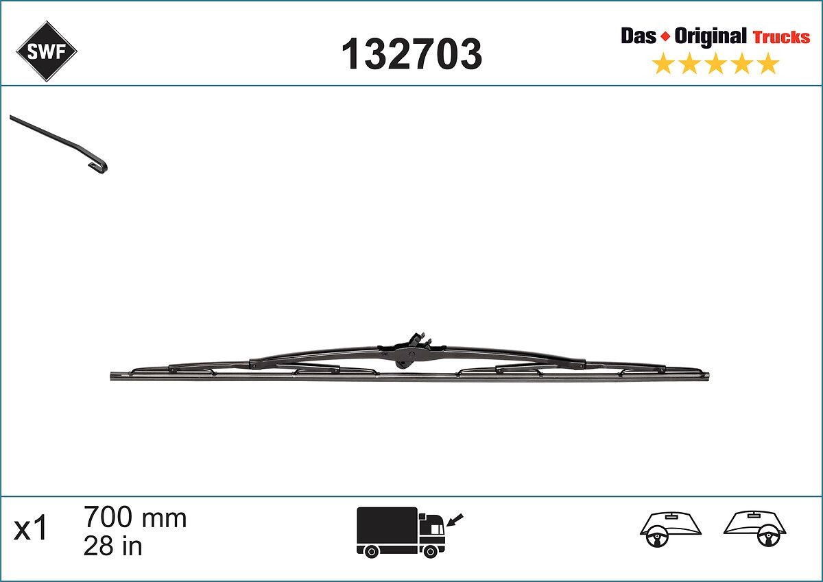 SWF Wiper Blade 12490773 - SWF