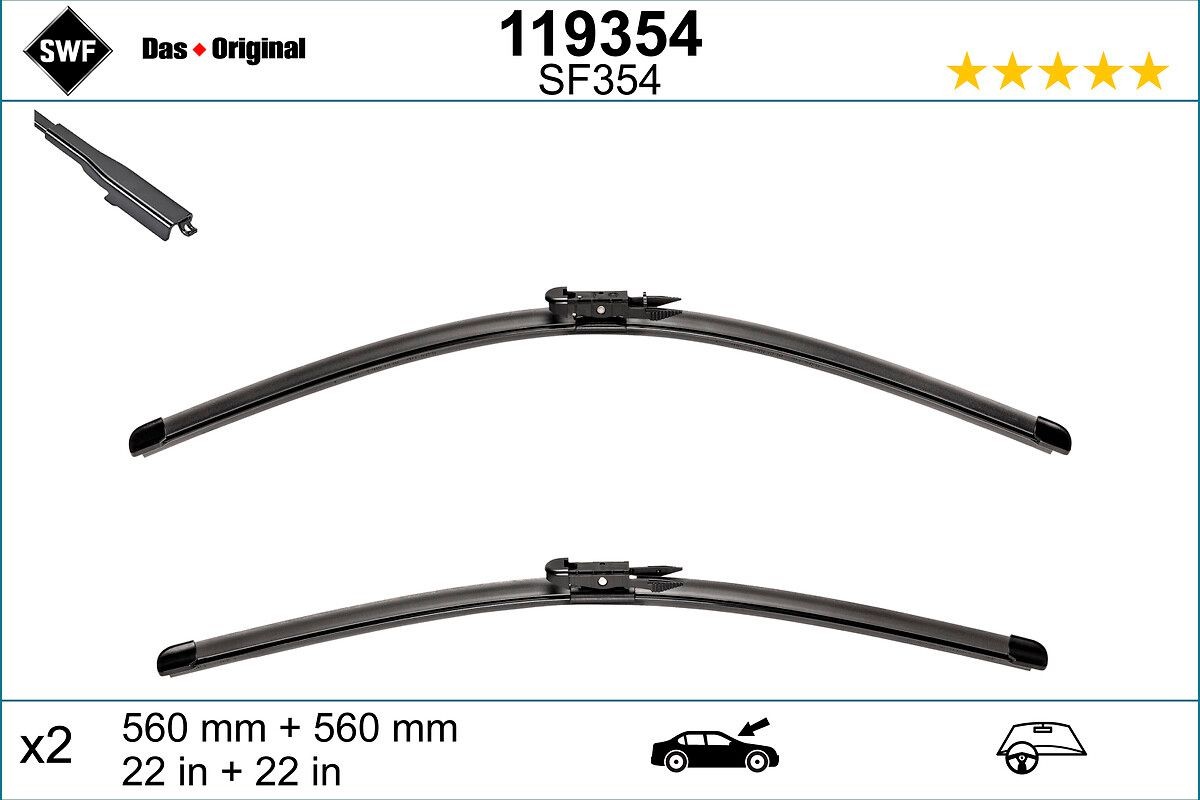 SWF Wiper Blade 10967254 - SWF