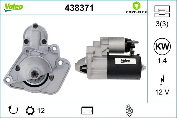VALEO Alternator 12194871 - VALEO