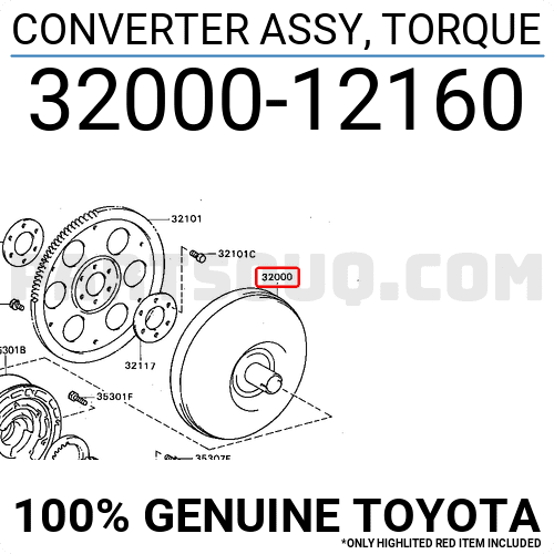 TOYOTA OE OE ITEM 12200216 - TOYOTA OE