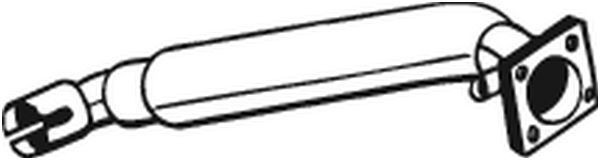 BOSAL Exhaust Pipe, universal 11652083 - BOSAL