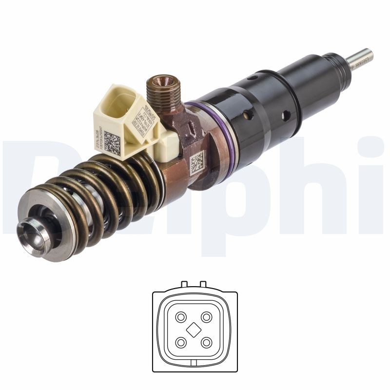 DELPHI Sensor, crankshaft pulse 11151277 - DELPHI