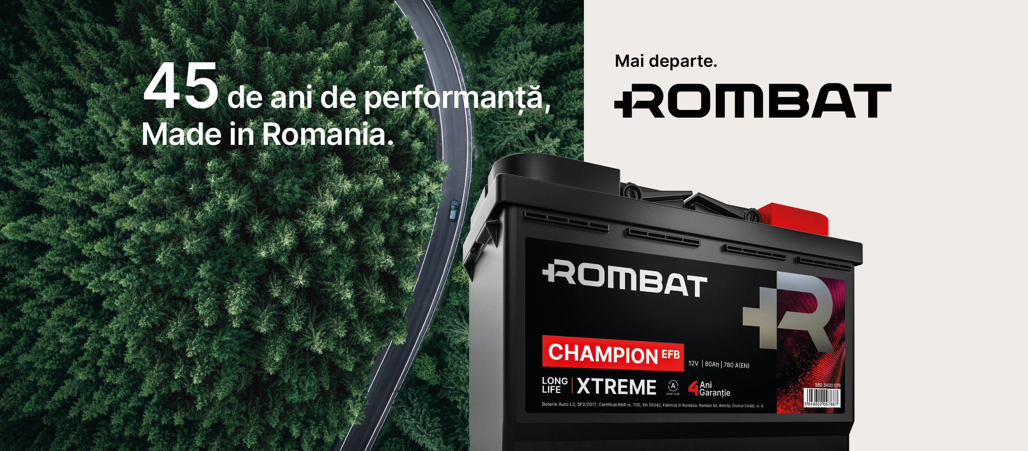 ROMBAT STARTER BATTERY 12135504 - ROMBAT