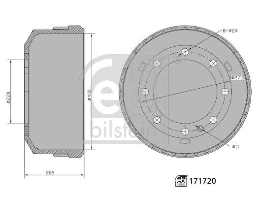 FEBI BILSTEIN Fuel Filter 12072170 - FEBI BILSTEIN