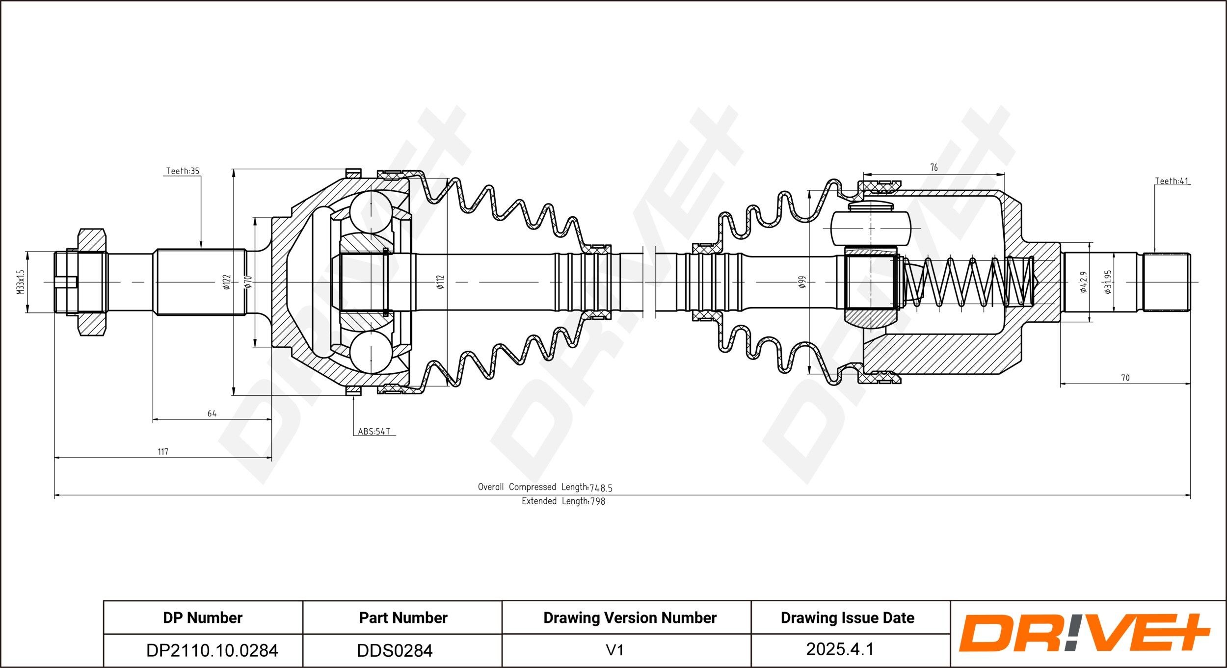 Dr!ve+ Fuel Filter 12180141 - Dr!ve+