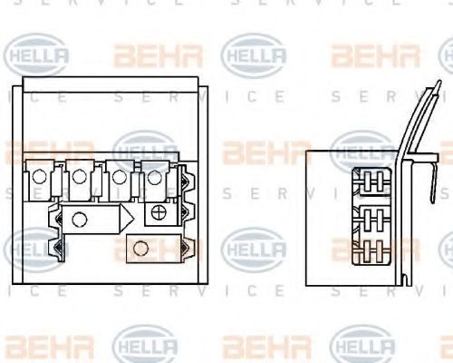 HELLA Sensor, camshaft position 12332737 - HELLA