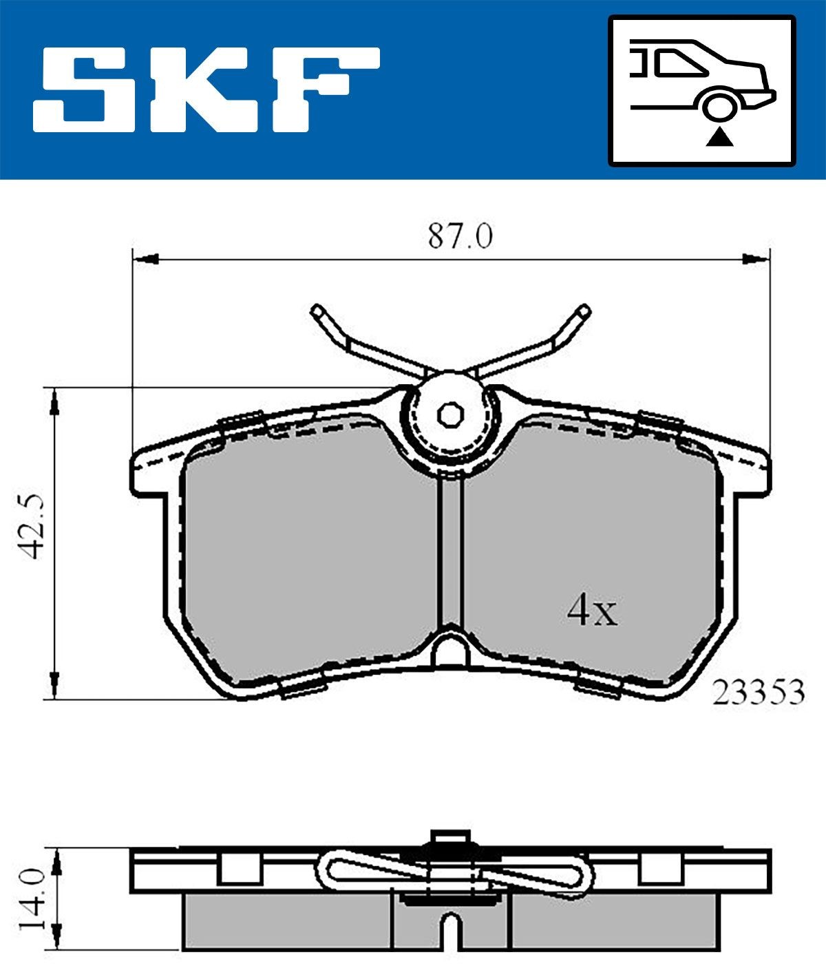 SKF Bellow Set, steering 11097454 - SKF