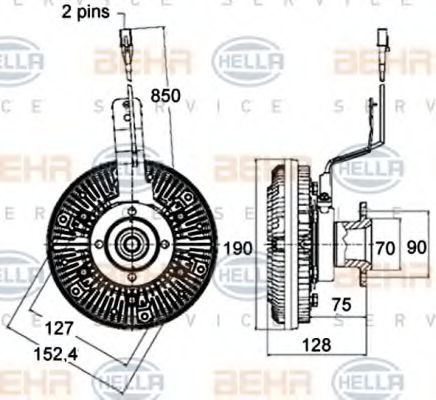 NRF Coolant Flange 12226290 - NRF