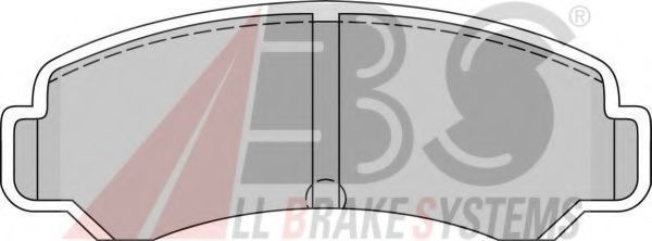 set placute frana,frana disc - A.B.S.
