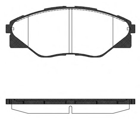 set placute frana,frana disc - ROADHOUSE
