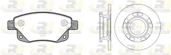 Set frana, frana disc - ROADHOUSE