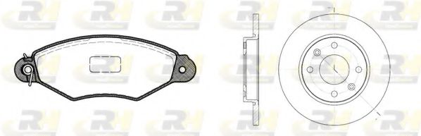 Set frana, frana disc - ROADHOUSE