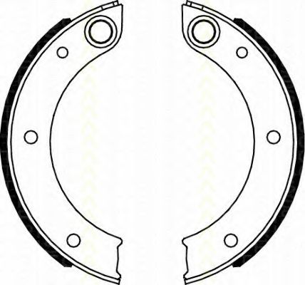 Set saboti frana, frana de mana - TRISCAN