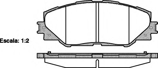 set placute frana,frana disc - ROADHOUSE