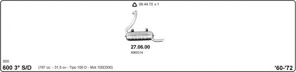VALEO Brake Pad Set, disc brake 11174769 - VALEO