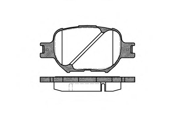 set placute frana,frana disc - ROADHOUSE