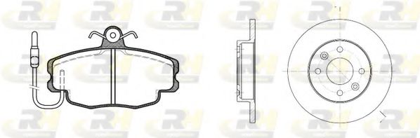 Set frana, frana disc - ROADHOUSE