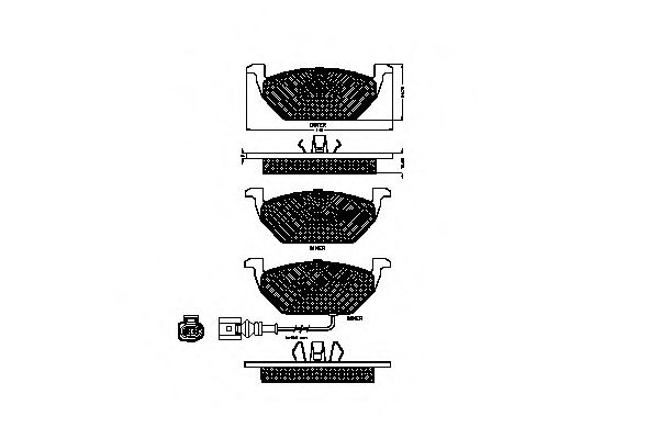 Placute de frana - VAG