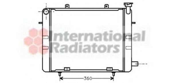 NRF Radiator, engine cooling 12222557 - NRF