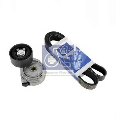 Set curea trapezoidale cu nervuri - DT SPARE PARTS