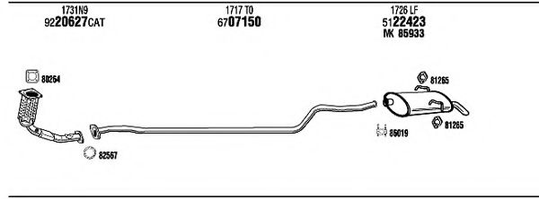 Garnitura baia de ulei - ELRING