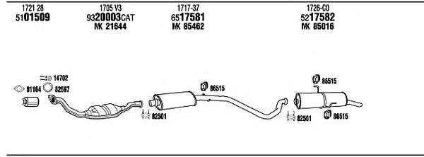 MERCEDES OE OE ITEM 43497600 - MERCEDES OE