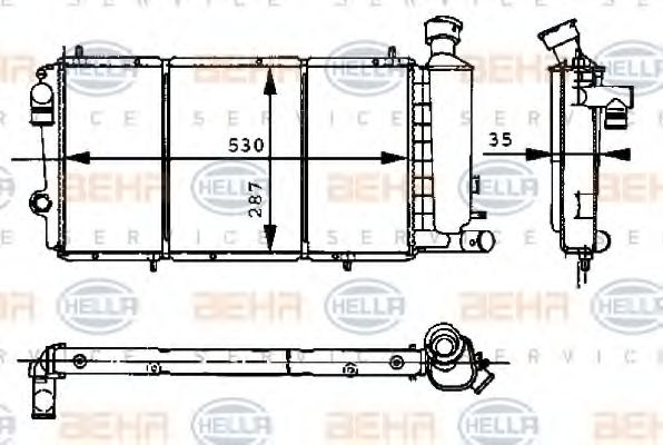 BLUE PRINT Hydraulic Filter Set, automatic tra 12123405 - BLUE PRINT