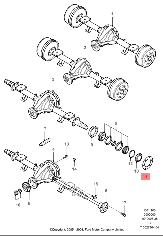 Piesă de schimb OE - FORD
