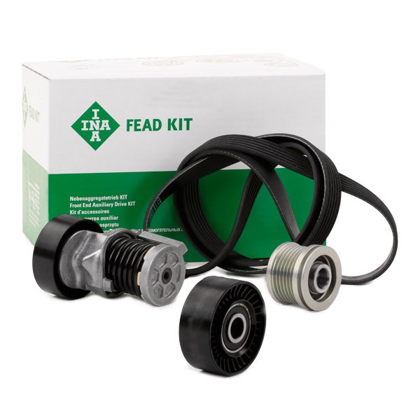 Set curea trapezoidale cu nervuri - INA