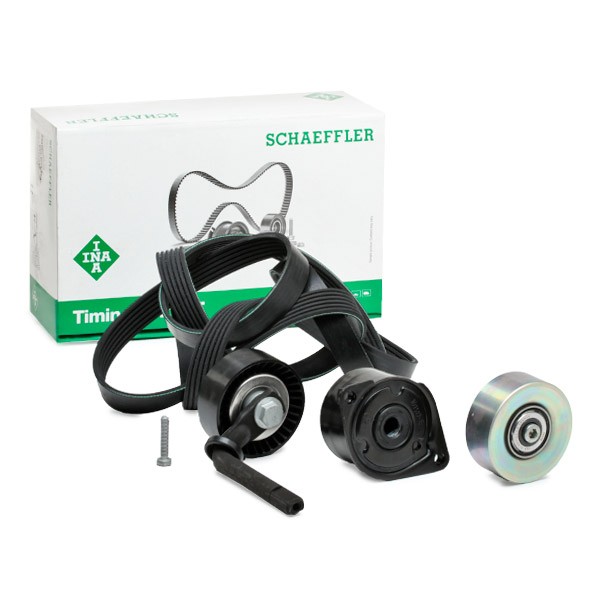Set curea trapezoidale cu nervuri - INA