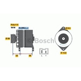 Alternator - BOSCH