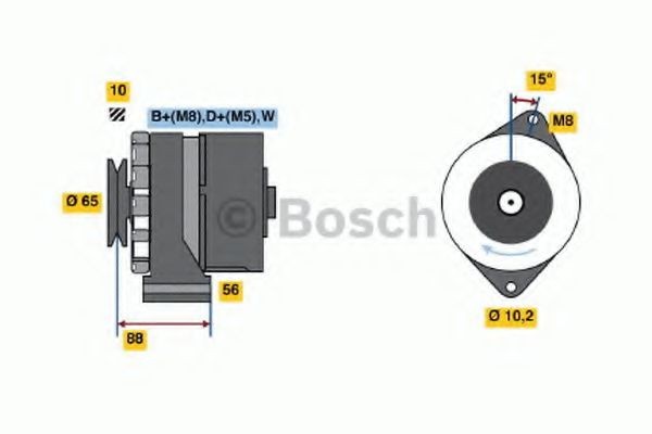 Alternator - BOSCH