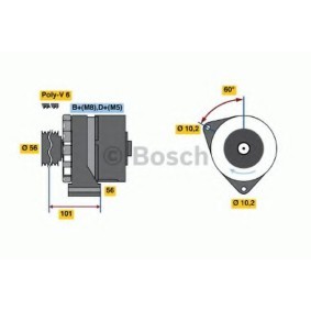 Alternator - BOSCH