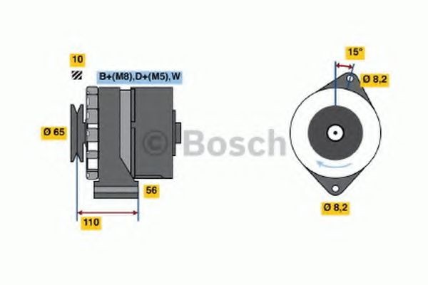 Alternator - BOSCH