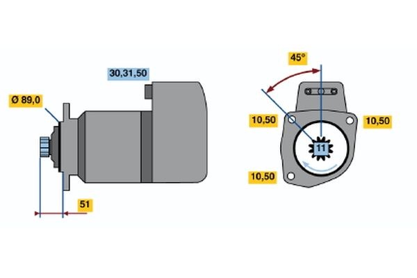 Starter - BOSCH